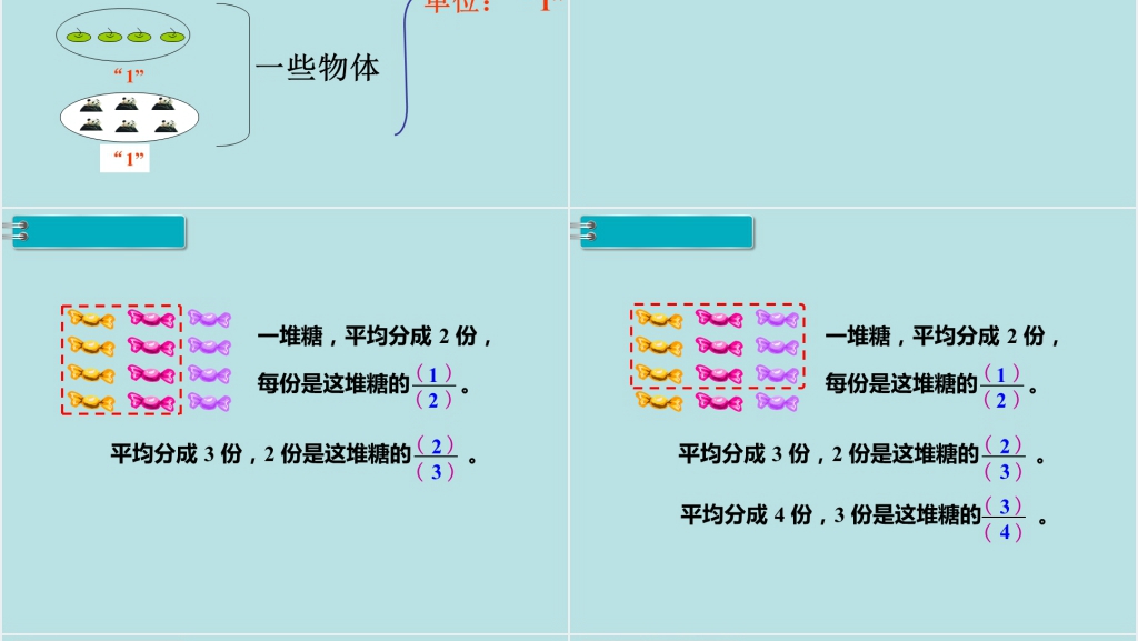 五年级数学下册分数的产生和意义PPT课件