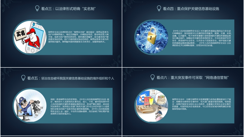 网络安全法主题教育PPT课件 网络安全法主题教育PPT课件