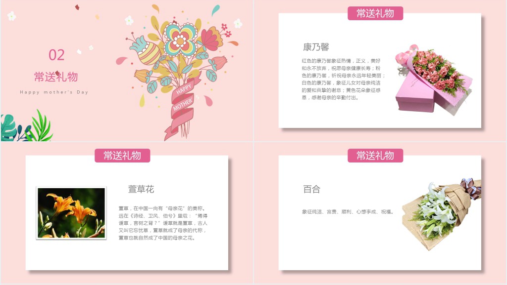 中国母亲节历史的由来PPT 中国母亲节历史的由来PPT