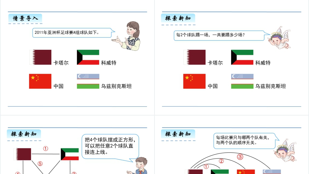 人教版三年级数学下册简单的组合问题PPT课件 人教版三年级数学下册简单的组合问题PPT课件