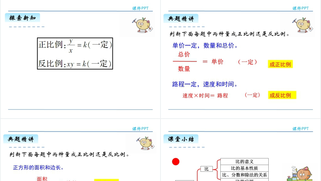 人教版六年级数学下册数与代数比和比例PPT课件 人教版六年级数学下册数与代数比和比例PPT课件