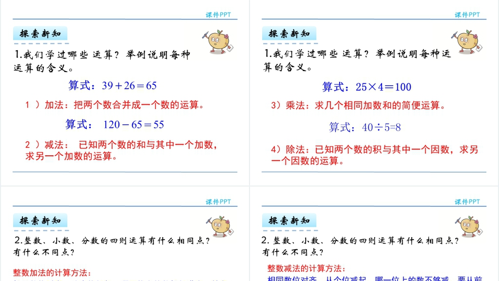 人教版六年级数学下册数与代数PPT课件 人教版六年级数学下册数与代数PPT课件