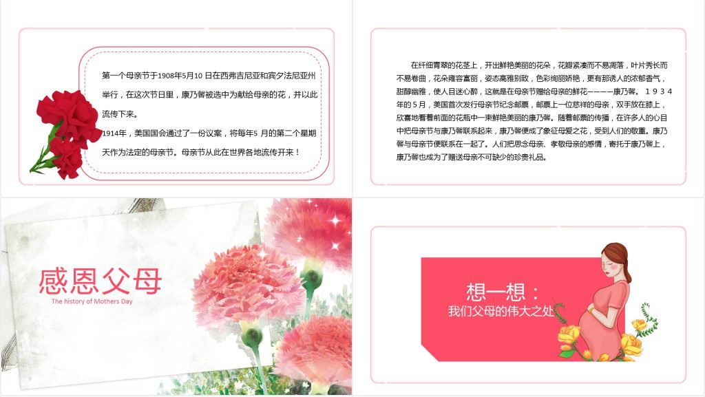 小学生母亲节主题班会PPT课件 小学生母亲节主题班会PPT课件