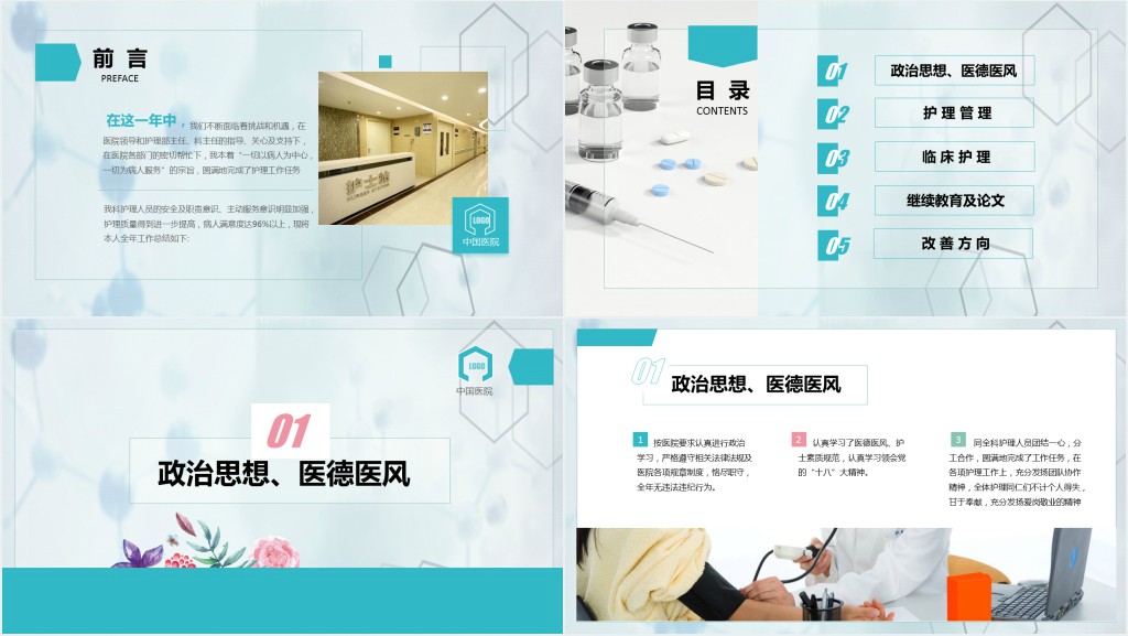 普外科护士长年终工作总结PPT 普外科护士长年终工作总结PPT