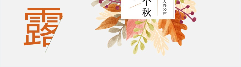 白露节气活动策划方案总结通用PPT模板 白露节气活动策划方案总结通用PPT模板