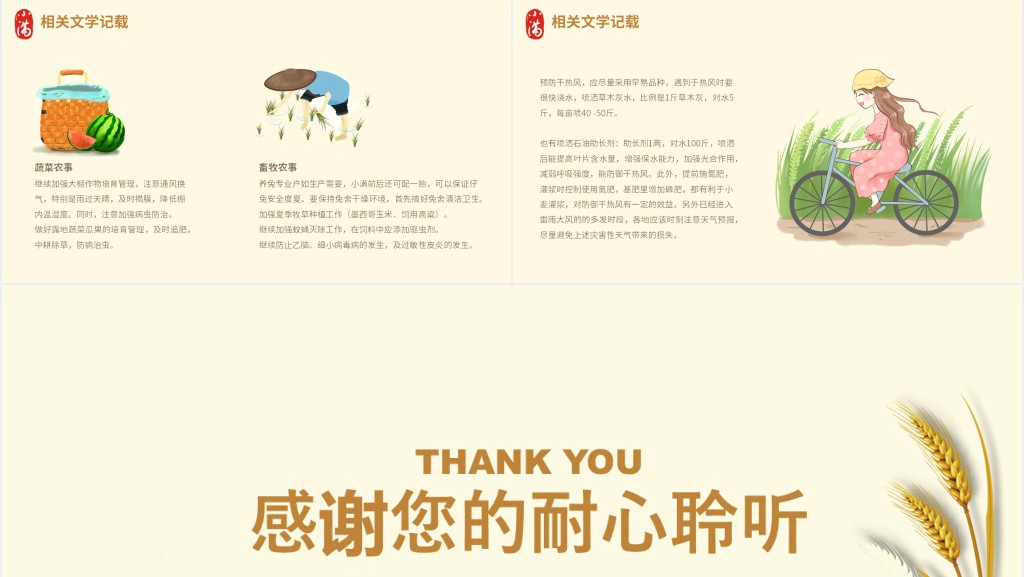 小满节气详细介绍PPT模板