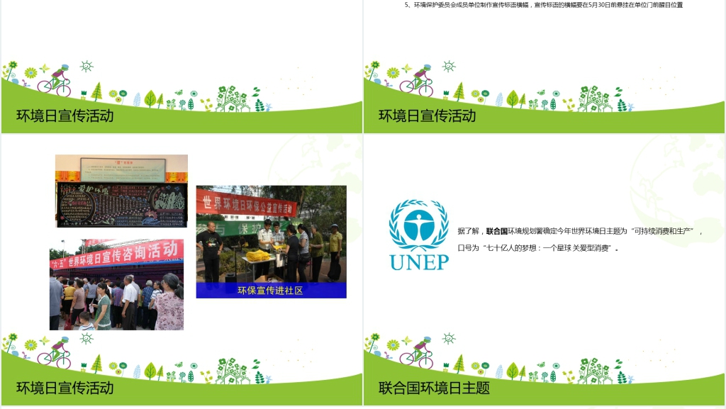 世界环境宣传日科普PPT课件 世界环境宣传日科普PPT课件