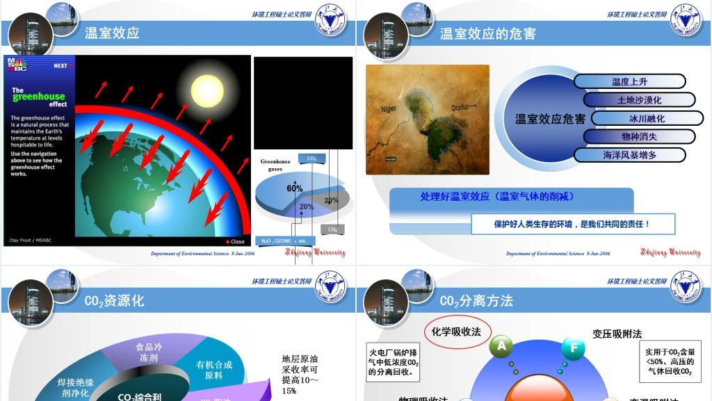 浙江大学环境工程论文答辩PPT范文 浙江大学环境工程论文答辩PPT范文