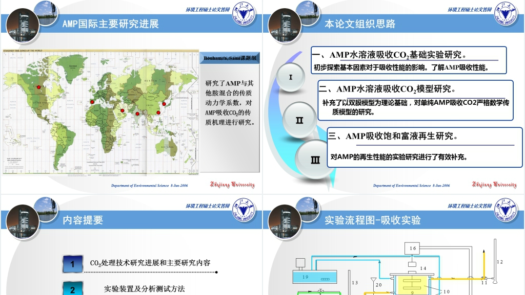 浙江大学环境工程论文答辩PPT范文 浙江大学环境工程论文答辩PPT范文