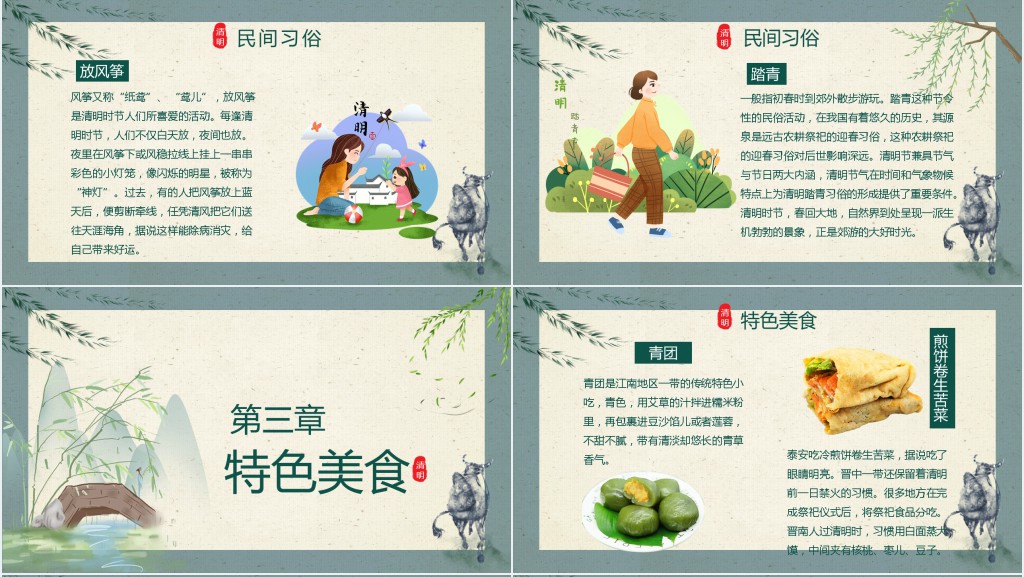 清明节详细介绍PPT课件