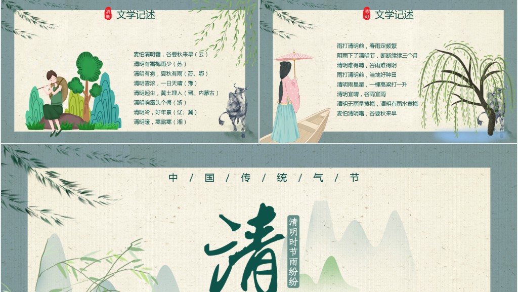 清明节详细介绍PPT课件