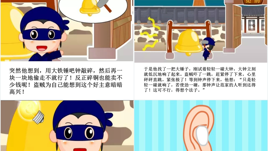掩耳盗铃成语故事演讲PPT 掩耳盗铃成语故事演讲PPT
