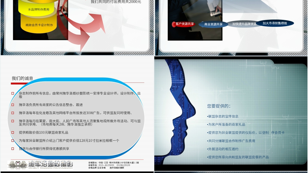 婚纱摄影购物消费异业联盟市场合作战略方案PPT模板 婚纱摄影购物消费异业联盟市场合作战略方案PPT模板