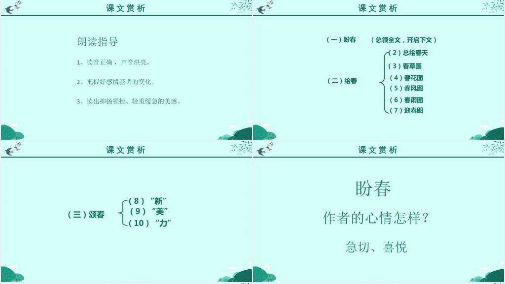 七年级上册语文第一课朱自清《春》PPT课件 七年级上册语文第一课朱自清《春》PPT课件