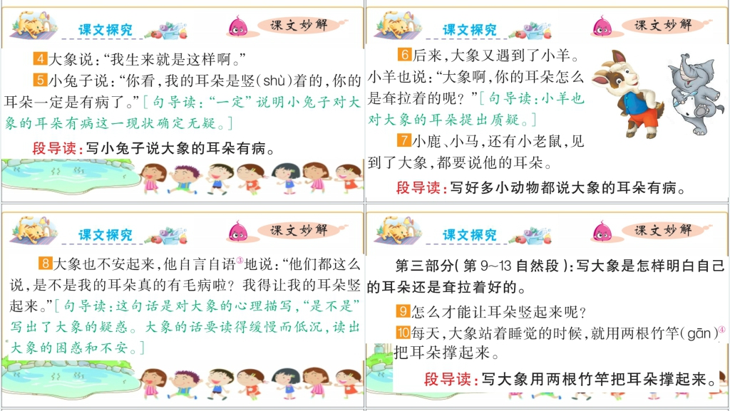 第19课大象的耳朵PPT课件 第19课大象的耳朵PPT课件
