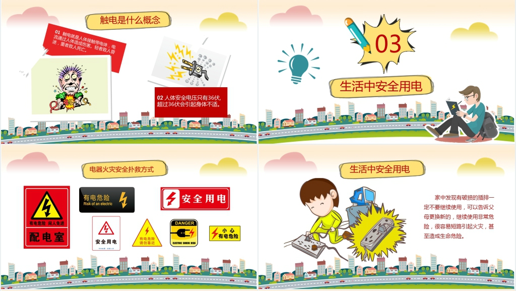 儿童安全用电知识PPT课件 儿童安全用电知识PPT课件