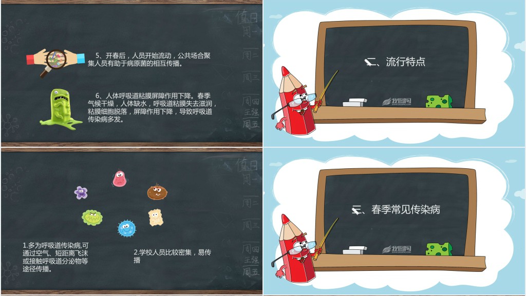 学校春季传染病预防知识PPT课件 学校春季传染病预防知识PPT课件