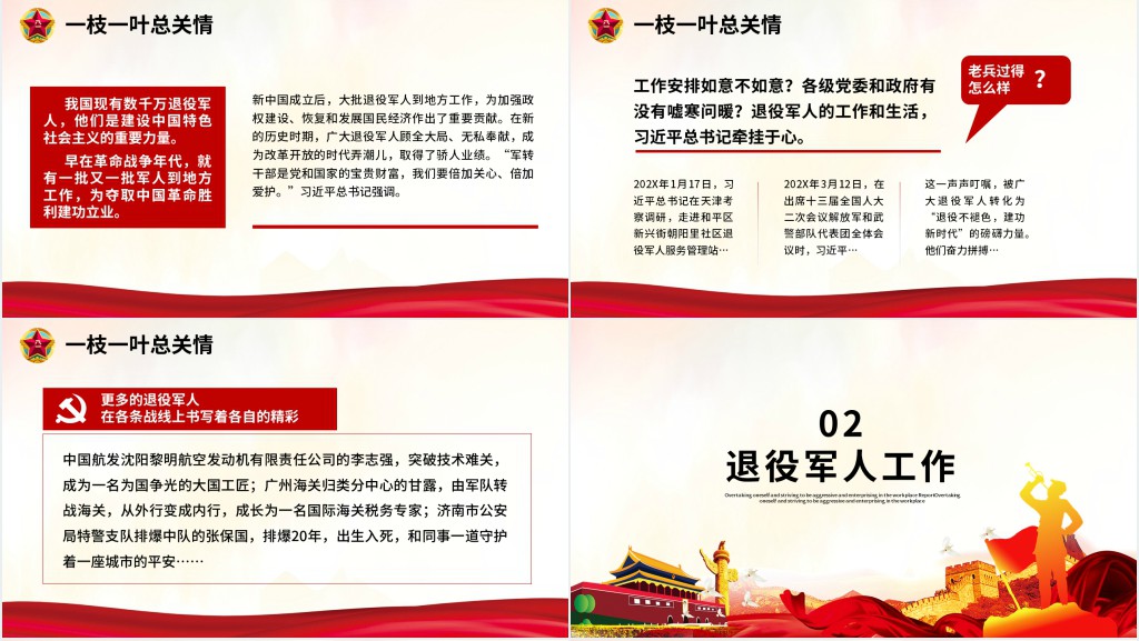 解读关于退役军人工作重要论述PPT 解读关于退役军人工作重要论述PPT