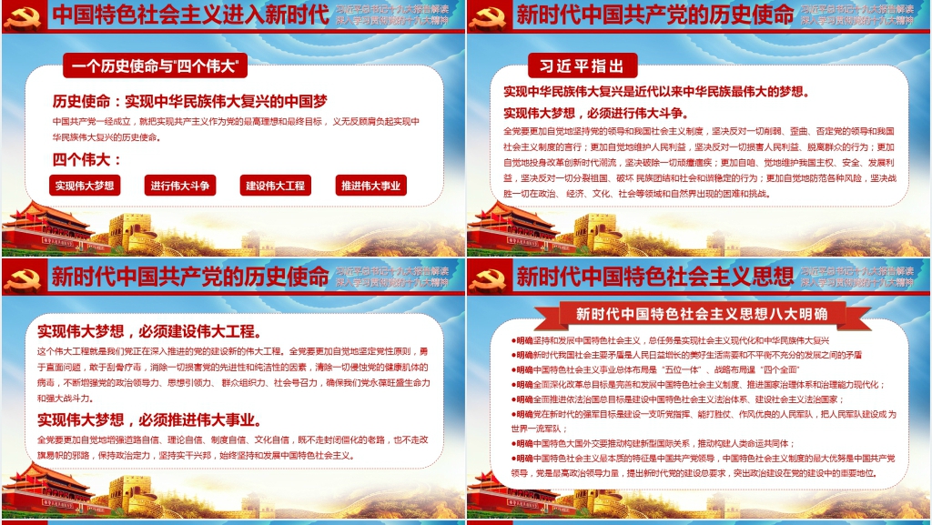 十九大报告讲解解读PPT 十九大报告讲解解读PPT