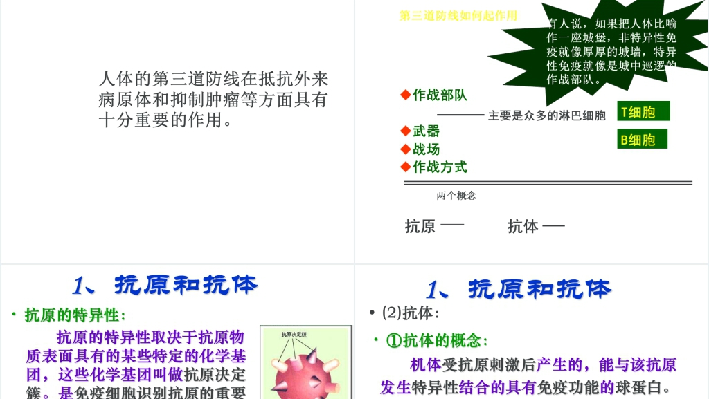 高三第四节免疫调节PPT课件 高三第四节免疫调节PPT课件