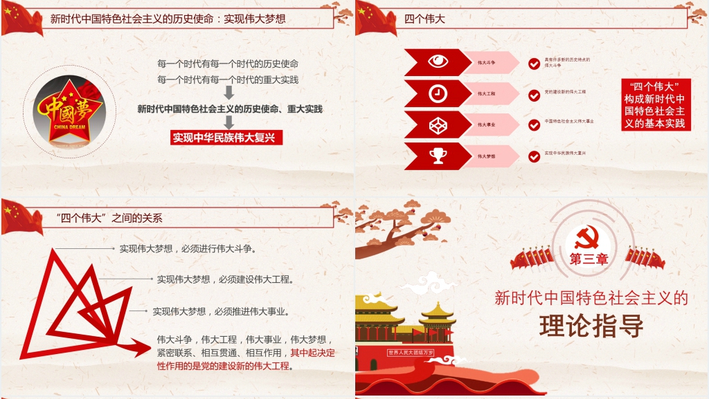 学习领会党的十九大精神PPT党课 学习领会党的十九大精神PPT党课