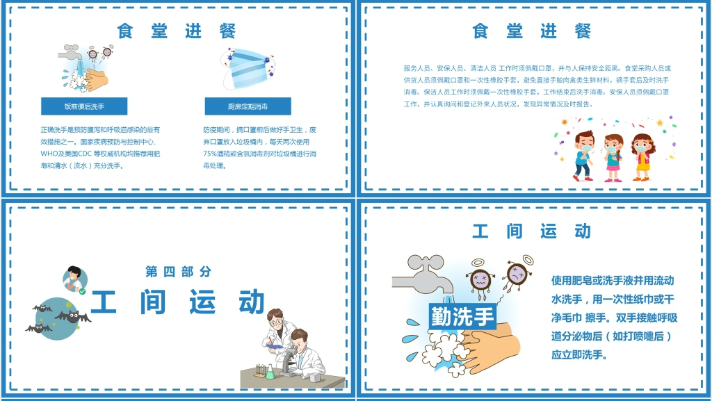 疫情期间公司复工须知PPT模板 疫情期间公司复工须知PPT模板