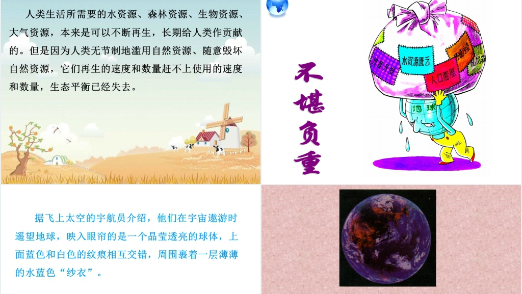 4月22日节约用水世界地球日主题PPT课件 4月22日节约用水世界地球日主题PPT课件
