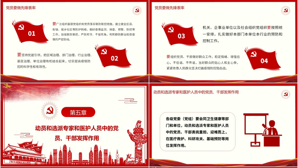 关于加强党的领导、为打赢疫情防控阻击战提供坚强政治保证的通知PPT党课 关于加强党的领导、为打赢疫情防控阻击战提供坚强政治保证的通知PPT党课