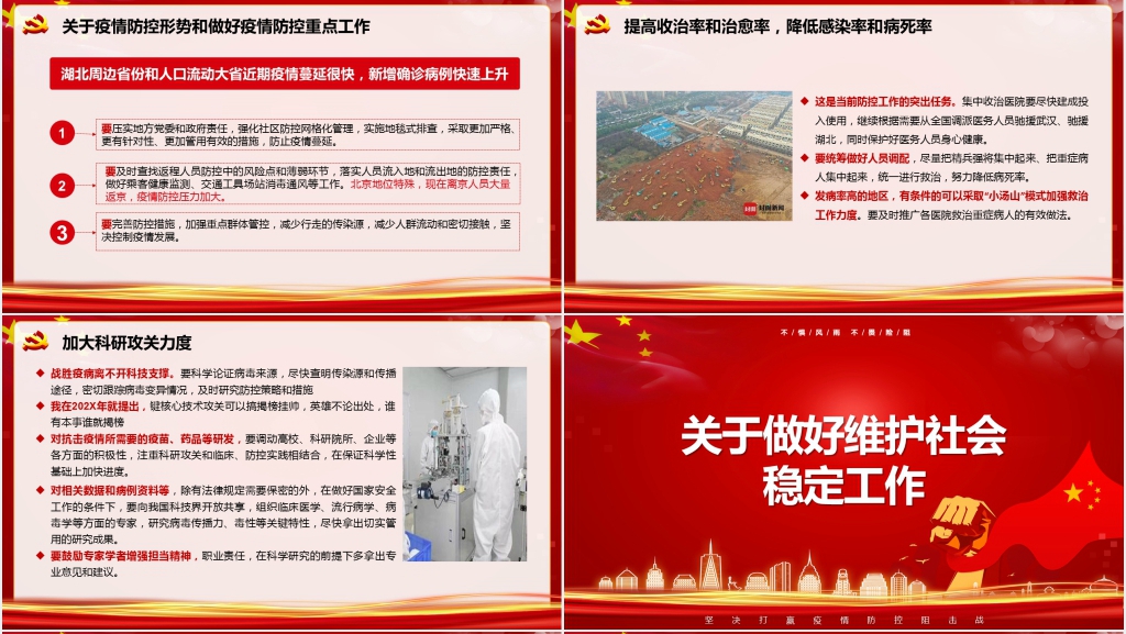 党政风解读习总书记关于新型冠状病毒疫情应对重要讲话PPT课件 党政风解读习总书记关于新型冠状病毒疫情应对重要讲话PPT课件