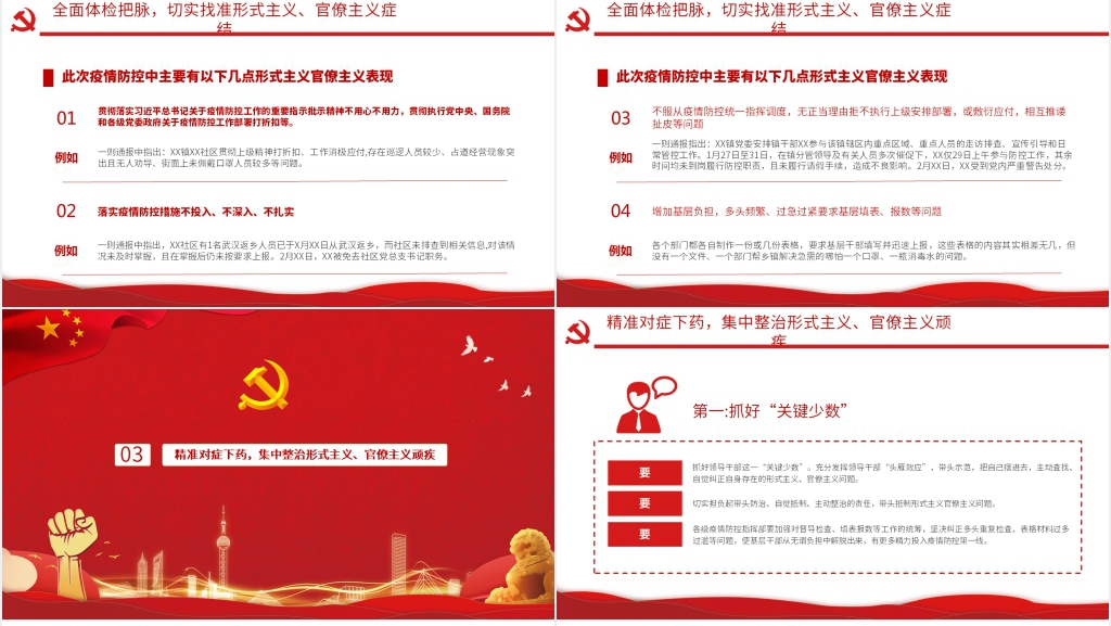 党政风坚决破除疫情防控中的形式主义官僚主义PPT党政风 党政风坚决破除疫情防控中的形式主义官僚主义PPT党政风