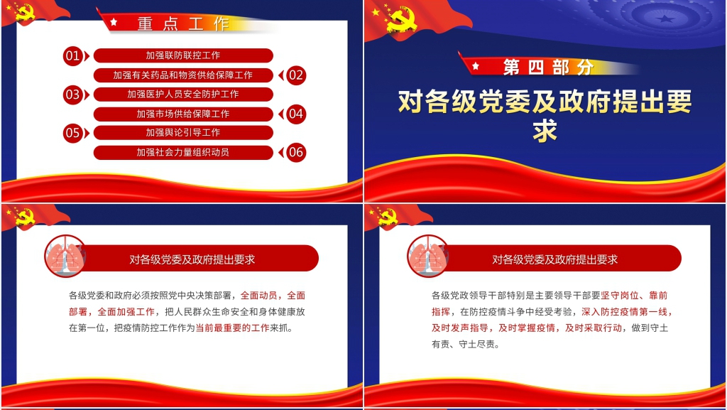 习近平对疫情防控做出超强部署PPT党课 习近平对疫情防控做出超强部署PPT党课