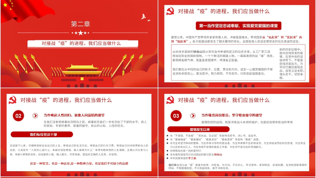 通过战疫的思考关于新冠肺炎战“疫”的心得体会PPT党课 通过战疫的思考关于新冠肺炎战“疫”的心得体会PPT党课