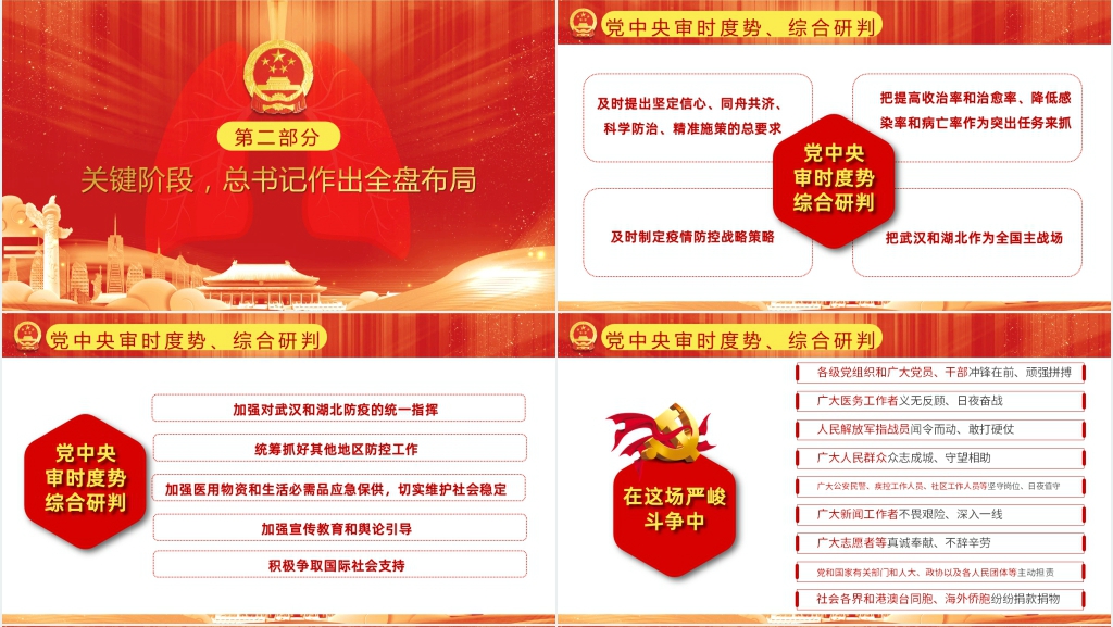 统筹推进新冠肺炎疫情防控和经济社会发展工作部署PPT党课 统筹推进新冠肺炎疫情防控和经济社会发展工作部署PPT党课