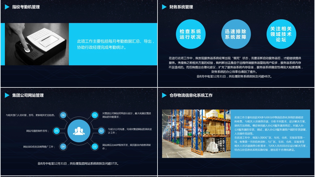 互联网公司信息技术部年终总结PPT模板 互联网公司信息技术部年终总结PPT模板