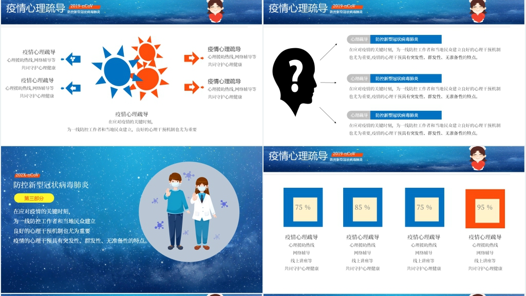卡通风疫情期间对大家的心理疏导班会PPT课件 卡通风疫情期间对大家的心理疏导班会PPT课件