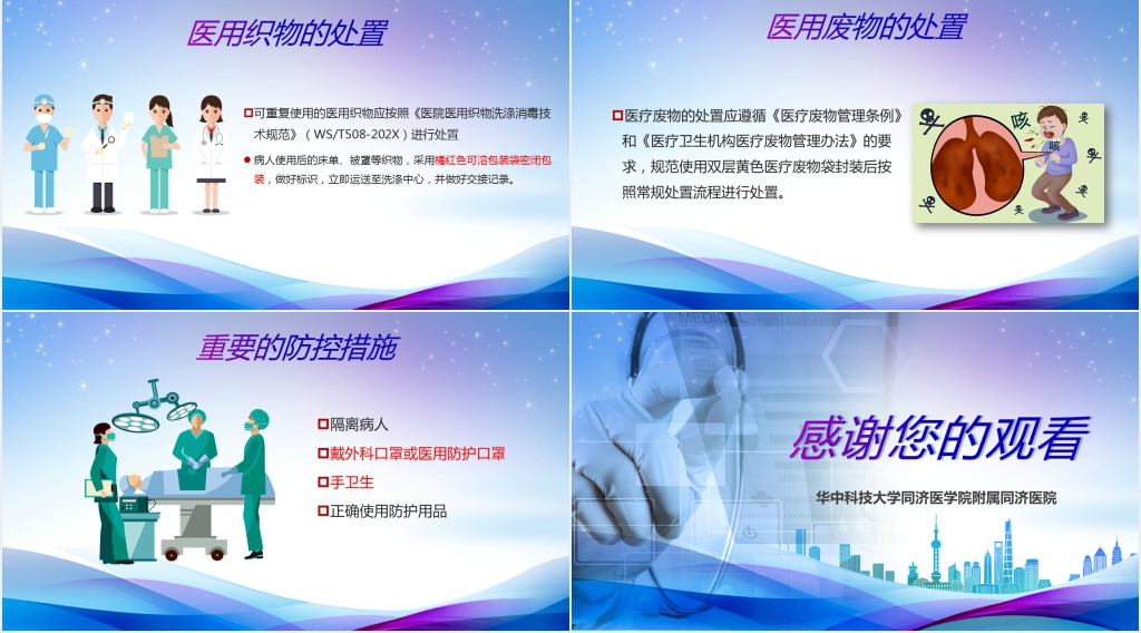 新冠肺炎医院感染预防与控制PPT模板 新冠肺炎医院感染预防与控制PPT模板