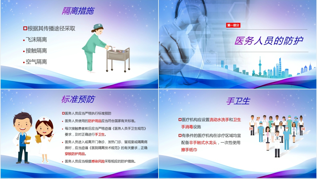 新冠肺炎医院感染预防与控制PPT模板 新冠肺炎医院感染预防与控制PPT模板