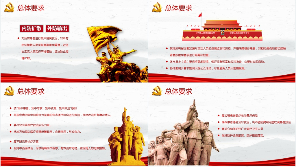 对新型疫情的防控PPT党课 对新型疫情的防控PPT党课