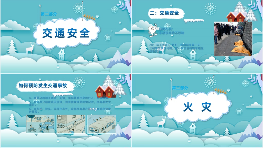中学生寒假安全教育PPT课件 中学生寒假安全教育PPT课件