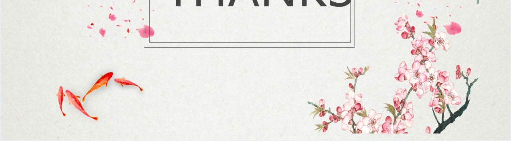 三生三世十里桃花背景年终总结PPT模板