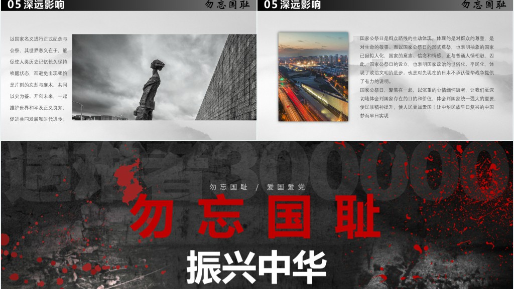 大屠杀死难者国家公祭日PPT模板 大屠杀死难者国家公祭日PPT模板