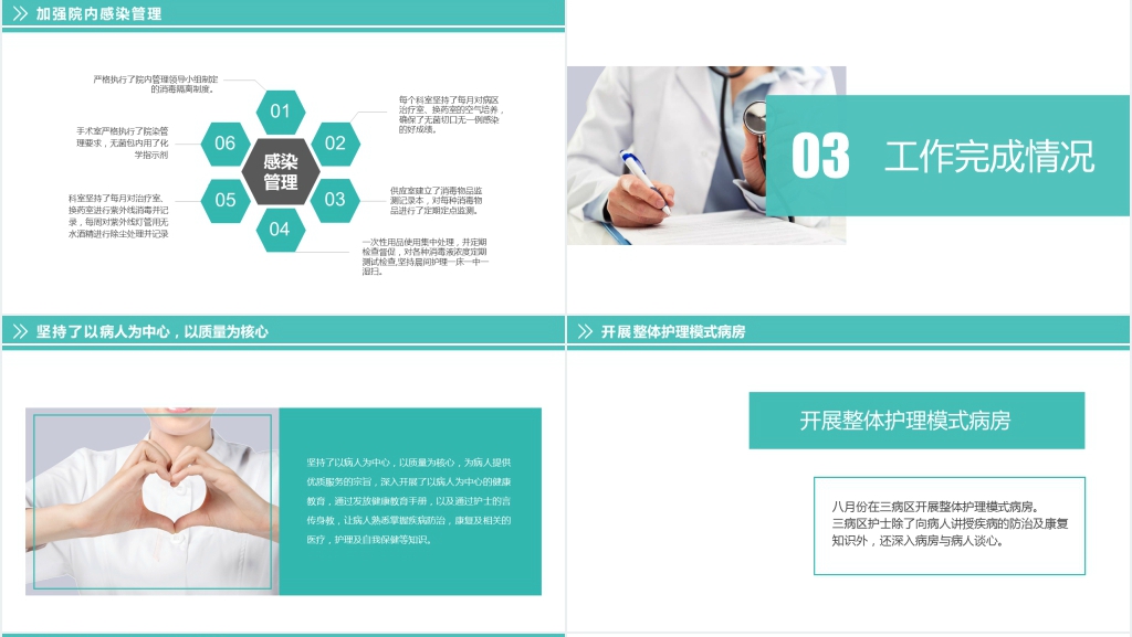 科室护士长年终述职报告PPT模板 科室护士长年终述职报告PPT模板