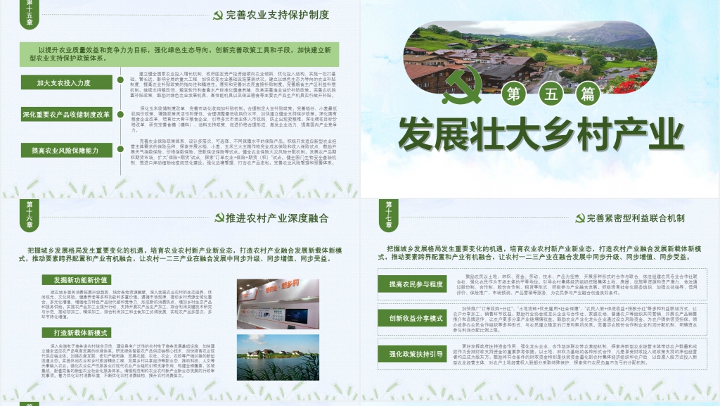 国家乡村振兴战略规划解读PPT党课 国家乡村振兴战略规划解读PPT党课
