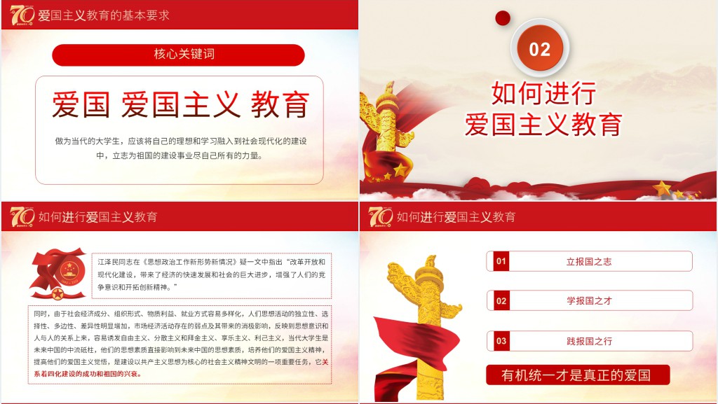 中学生弘扬爱国主义精神教育PPT课件 中学生弘扬爱国主义精神教育PPT课件