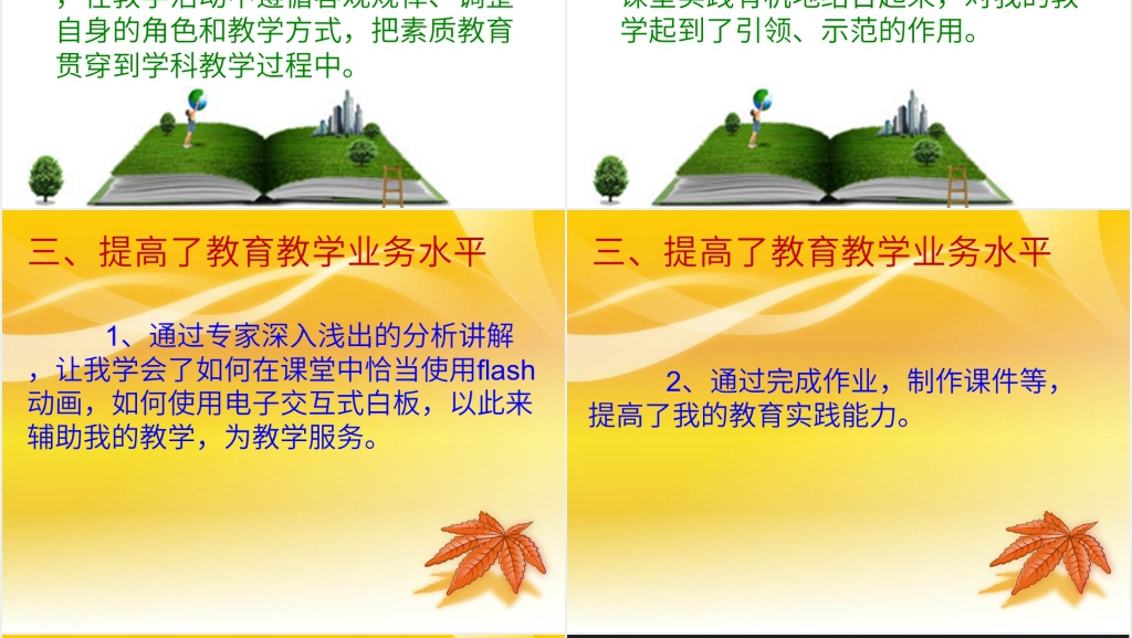 小学语文教师个人国培研修总结PPT 小学语文教师个人国培研修总结PPT