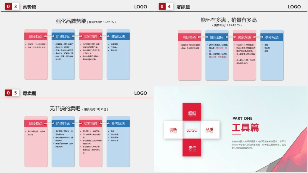 淘宝店铺双十二营销策划书PPT模板 淘宝店铺双十二营销策划书PPT模板