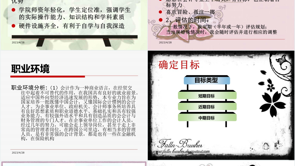 会计师的职业规划策划书PPT范文 会计师的职业规划策划书PPT范文