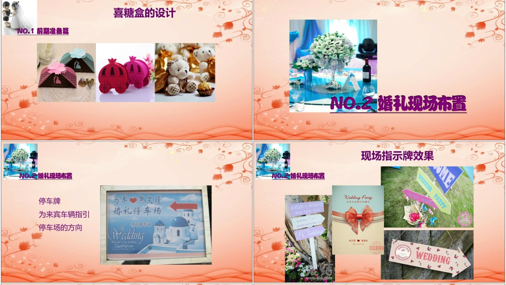 策划师婚礼流程设计方案及流程PPT模板 策划师婚礼流程设计方案及流程PPT模板