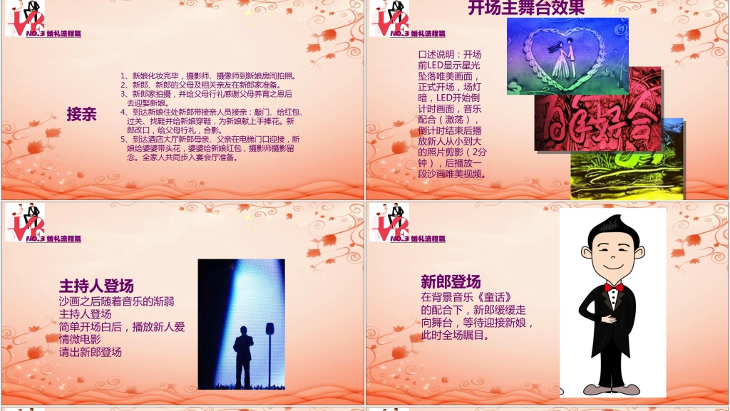 策划师婚礼流程设计方案及流程PPT模板 策划师婚礼流程设计方案及流程PPT模板