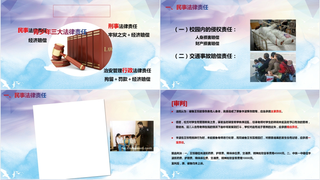 青少年的法律责任讲座PPT课件 青少年的法律责任讲座PPT课件